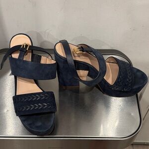 Kate Spade sz 5.5 suede Elegant Navy Women's Heels